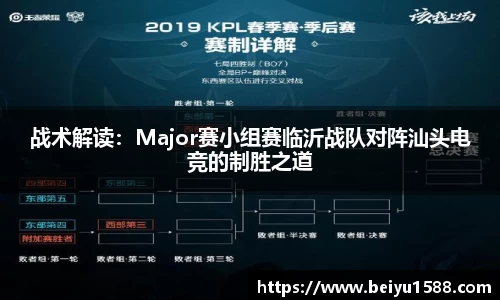 战术解读：Major赛小组赛临沂战队对阵汕头电竞的制胜之道